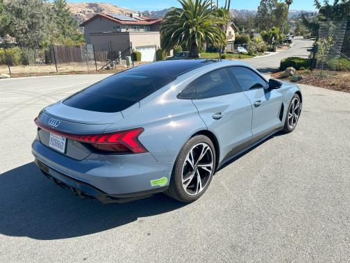 Gray 2022 Audi e-tron GT Prestige